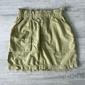 Zara Green Paperbag Skirt